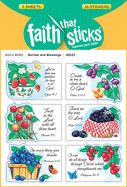 Sticker-Berries &amp; Blessings (6 Sheets) (Faith That Sticks)