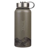 Stainless Steel Double Wall Vacuum Sealed Insulated Scripture Water Bottle  32oz