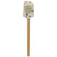 Sturdy Food Grade Inspirational Scripture Rubber Spatula - He Restores My Soul