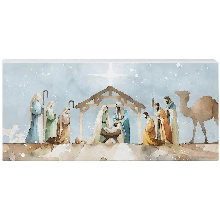 Wall Decor-Nativity Scene (12" x 5.5")