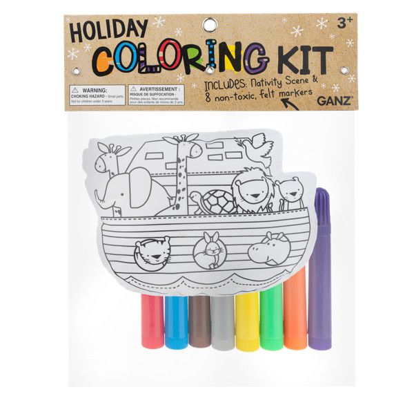 Mini Coloring Kit - Noah's Ark (9 pc. set)