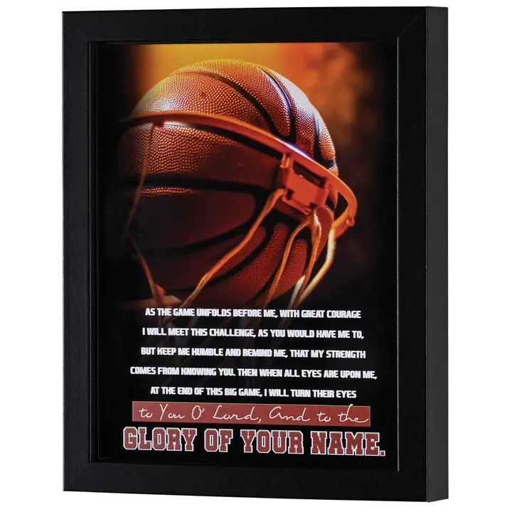 Framed Art Basketball As the Game