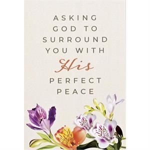 Itty Bitty Card Asking God To Surround