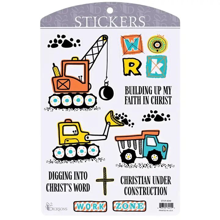 Sticker Kids Digging Christ Collection