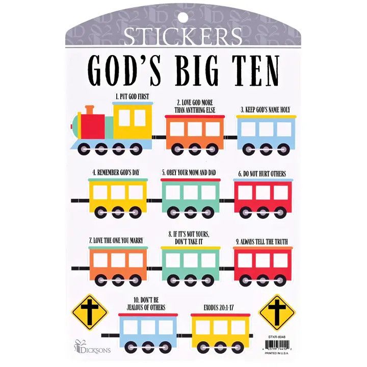Sticker Kids Gods Big Ten Collection