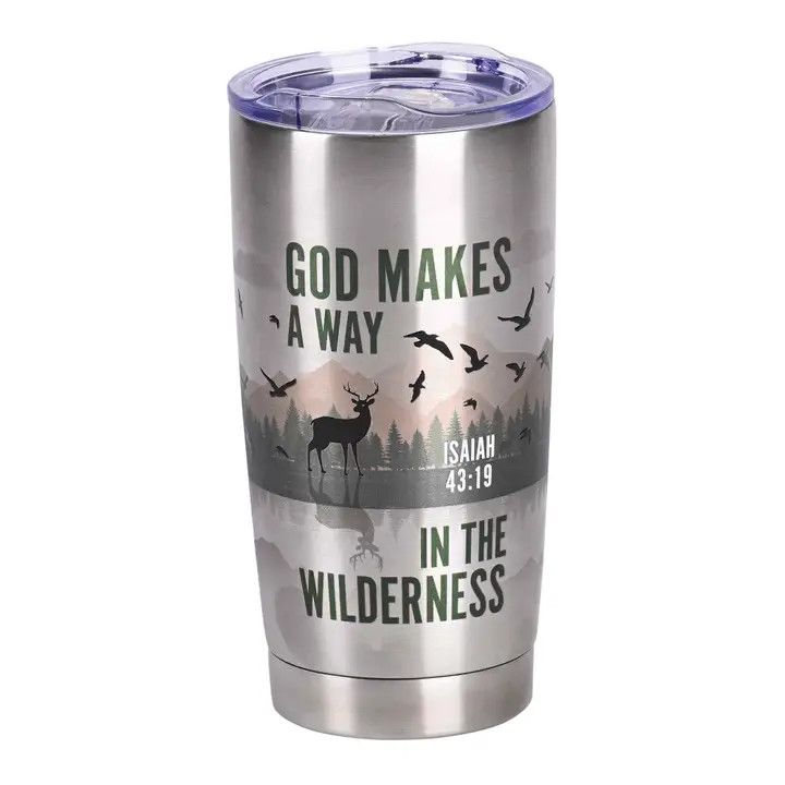 Tumbler Deer God Makes A Way 20 oz