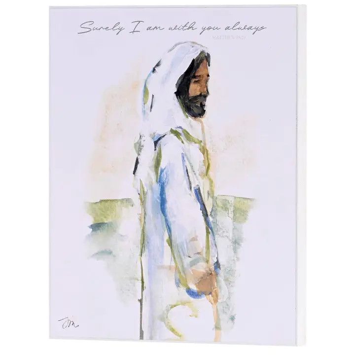 Wall Plaque Surely I Am with You Always