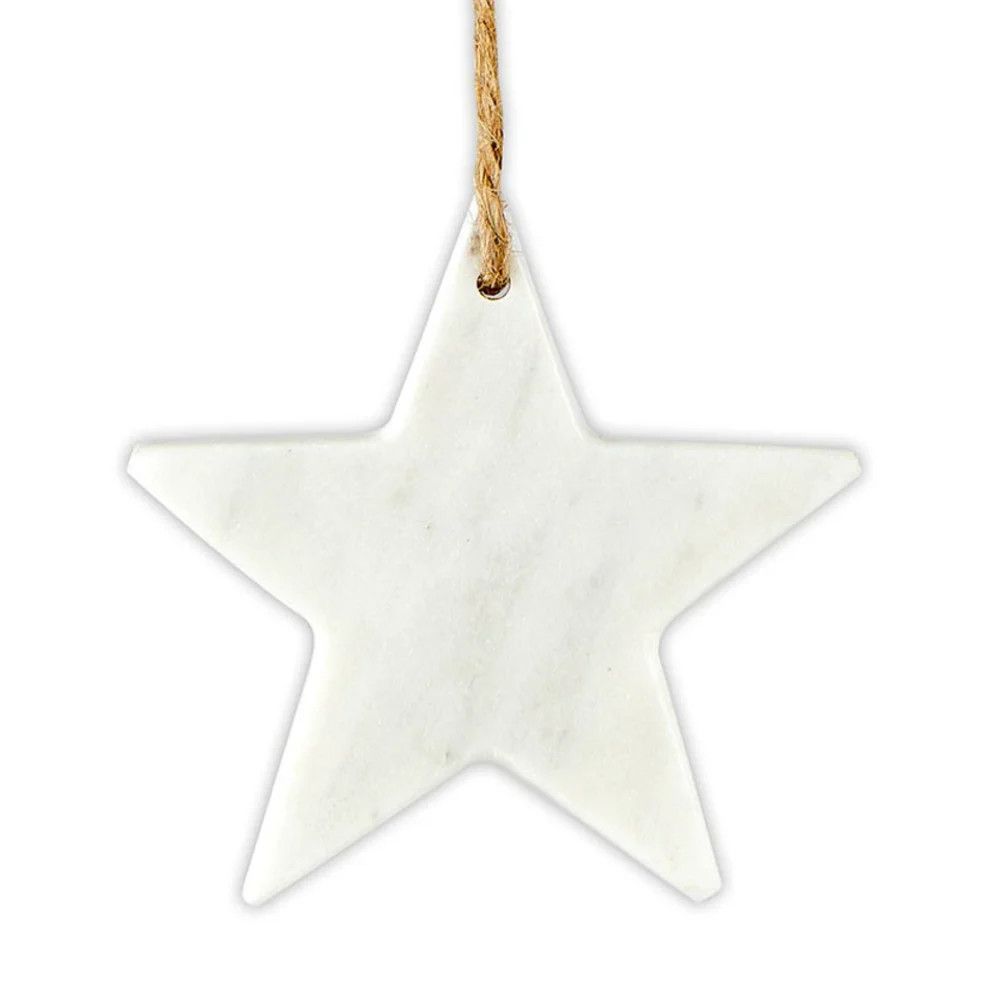 Marble Ornament - Star