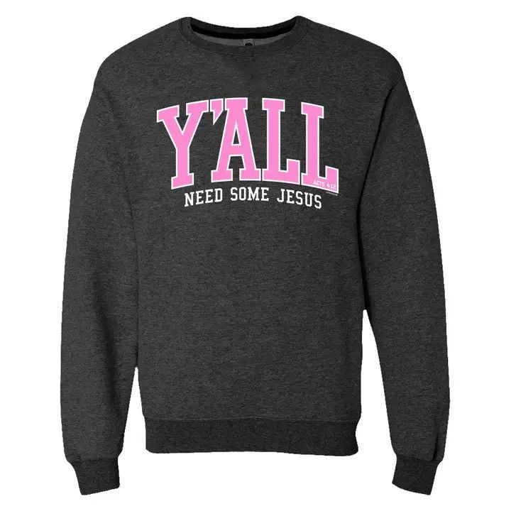 Kerusso Womens Sweatshirt Y'all  - SM