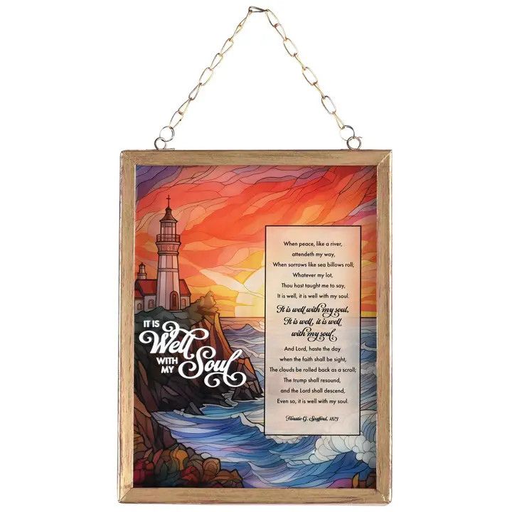 Framed Wall Decor It Is Well with My