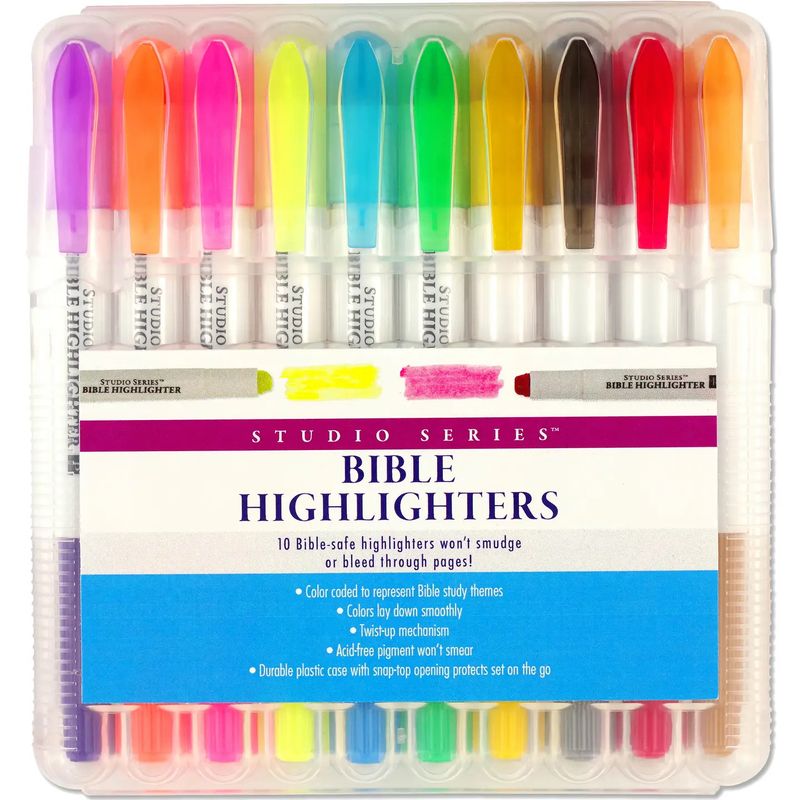 Bible Highlighters (Set of 10 Gel Highlighters)