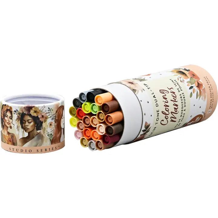 Studio Series Dual-Tip Skin Tone Markers (Set of 24)