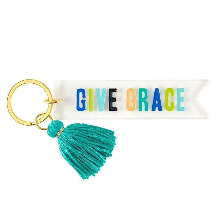 Acrylic Keytag - Give Grace