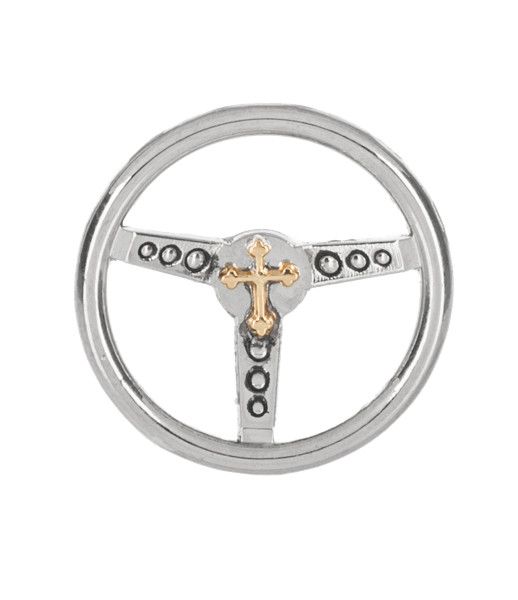 Jesus Takes the Wheel Charm