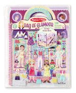 Deluxe Puffy Sticker Album - Day of Glamour: Melissa &amp; Doug