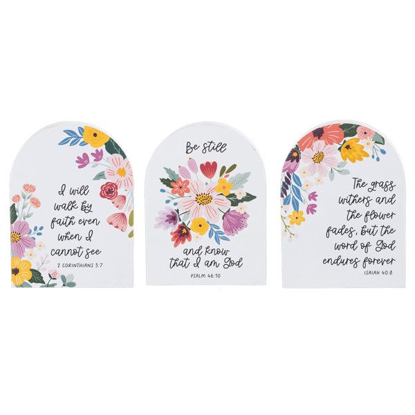 Bible Verse Arch Message Block (3 different designs to choose from)