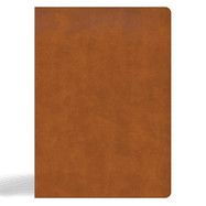 CSB Women's Study Bible, Saddle Brown Genuine Leather