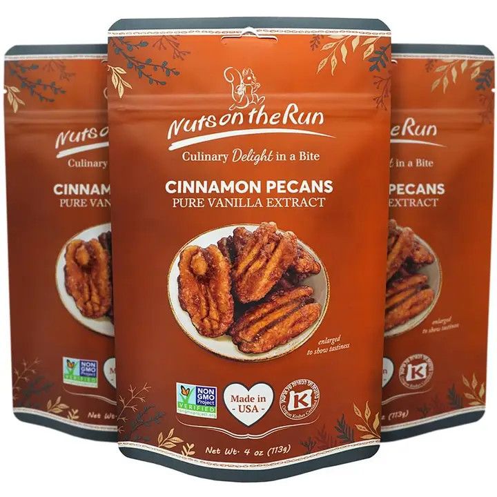 Cinnamon Vanilla Pecans - 4 oz