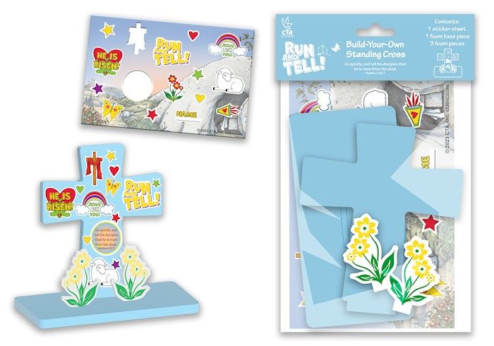 Foam Standing Cross Craft-Run And Tell!