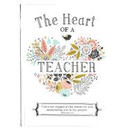 Gift Book Heart of A Teacher Padded Hardcover