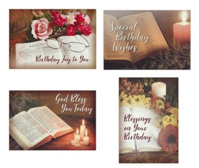 Card-Boxed-Birthday-Treasured Moments (Box Of 12)