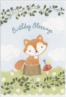 Card-Boxed-Birthday-Joyful Blessings (Box Of 12)