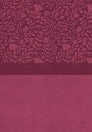 NIV Super Giant Print Reference Bible (Comfort Print)-Pink Leathersoft Indexed