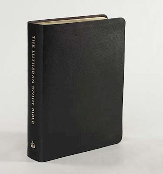 ESV Lutheran Study Bible-Black Bonded Leather