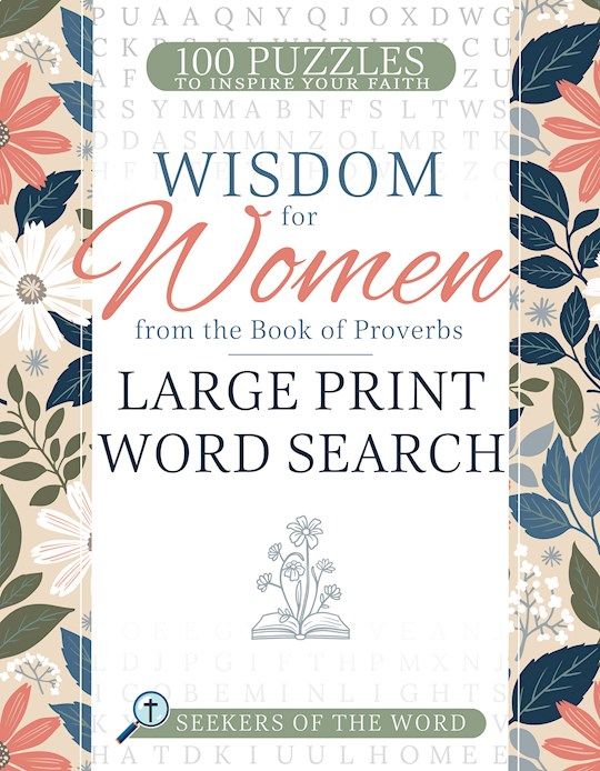 Wisdom For Women From The Book Of Proverbs Large Print Word Search