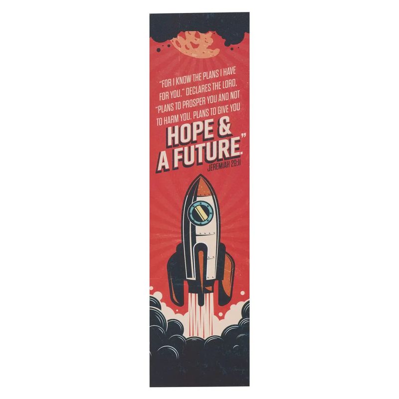 Bookmark-Red Space Shuttle/I Know the Plans Jer. 29:11 (Pack Of 10)