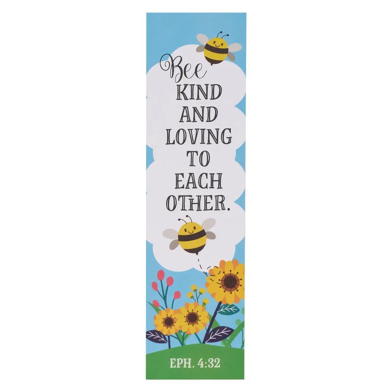 Bookmark-Garden/Bee Kind Eph. 4:32 (Pack Of 10)
