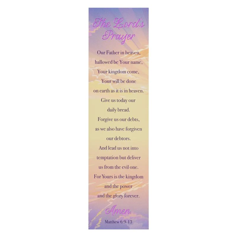 Bookmark-Sky/The Lord's Prayer Matt. 6:9-13 (Pack Of 10)