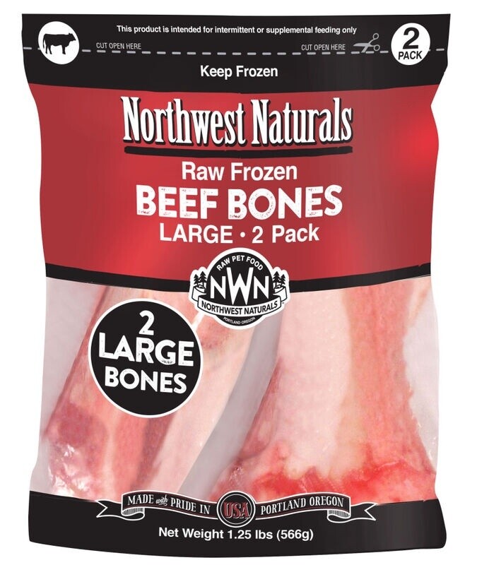 NWN - FZ Beef Bones - 6-8&quot; 2ct