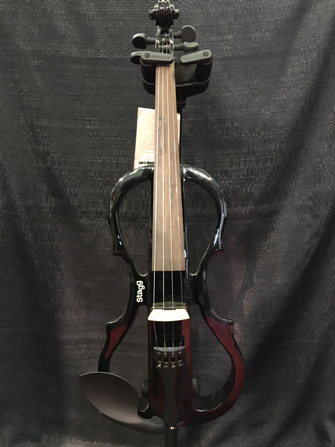 Stagg Full Size Electric Violin W/ Headphones And Case     EVN X-4/4 BK