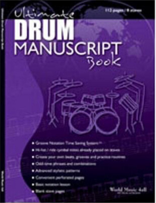 Ultimate Drum Manuscript Paper Book    OMWM00002