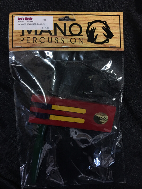 Mano Percussion Ratchet Coloured (Double) - MP-RATC