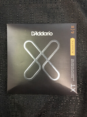 D’Addario XT Phosphor Bronze .010 - .047 Extra Light Gauge Acoustic Guitar Strings XTAPB1047