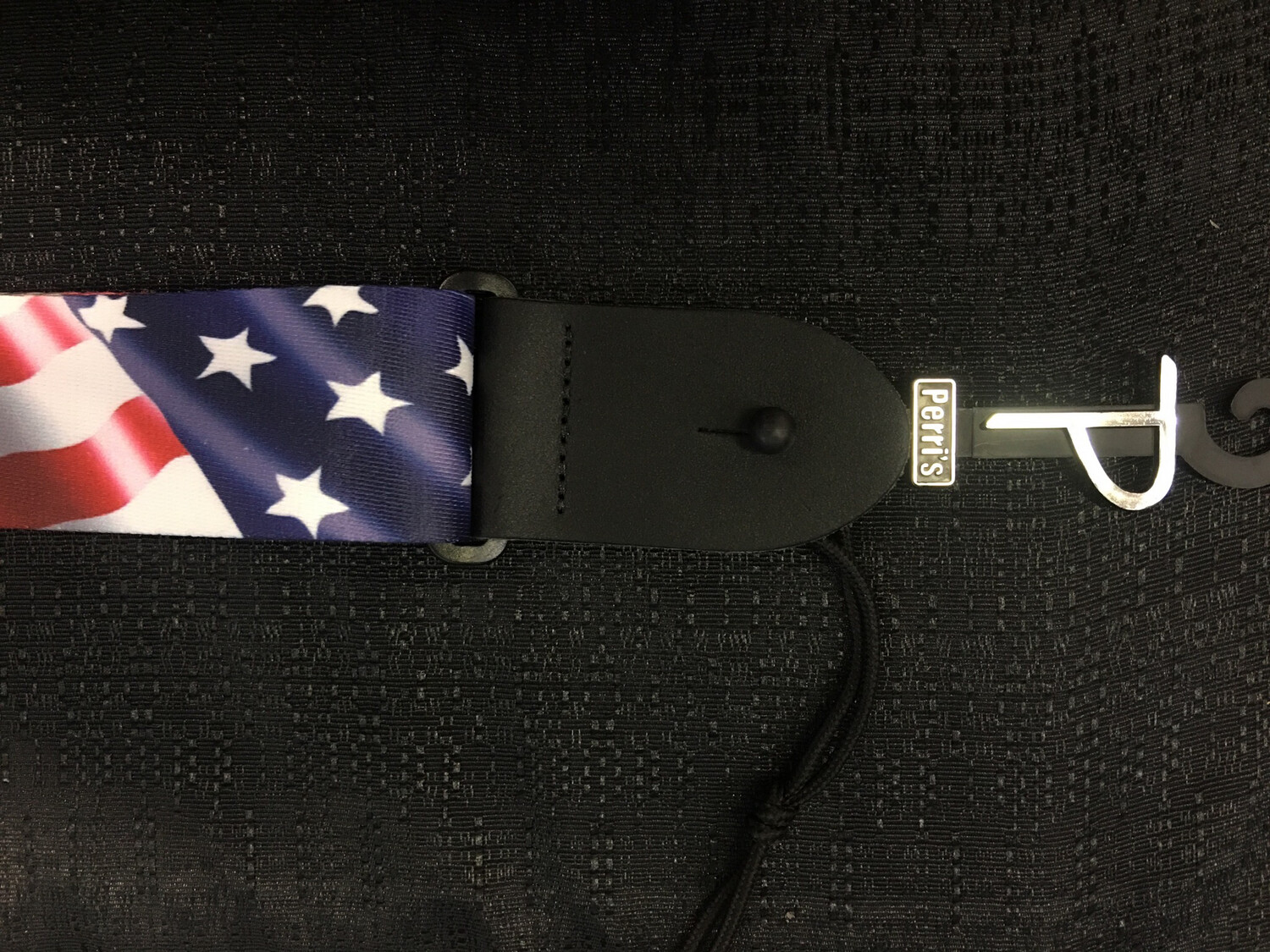 Perri’s USA Flag Graphic Polyester Guitar Strap    BUNDLE-4