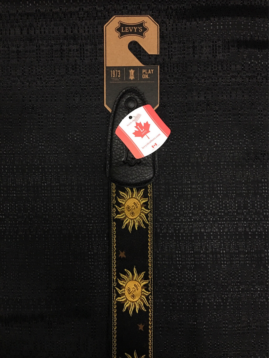 Levy's 2” Sun Design Jaquard Guitar Strap MPJG-SUN-BLK · Shop ·