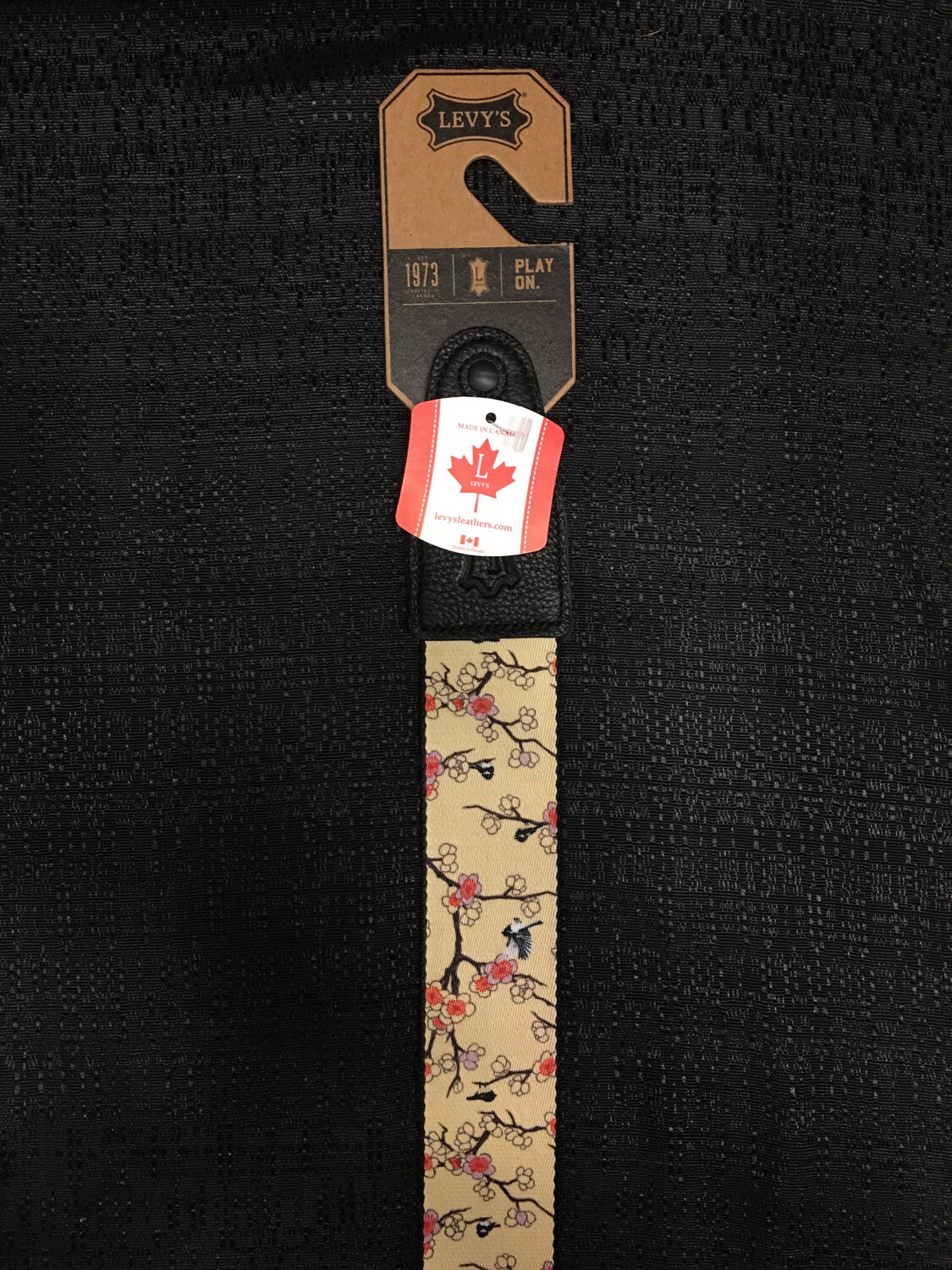 Levy’s 2” Cherry Tree Polyester Guitar Strap      MPD2-115