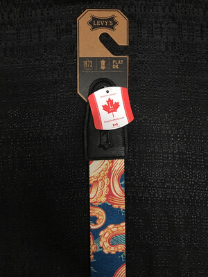 Levy’s 2” Japanese Tentacle Polyester Guitar Strap - MPD2-117