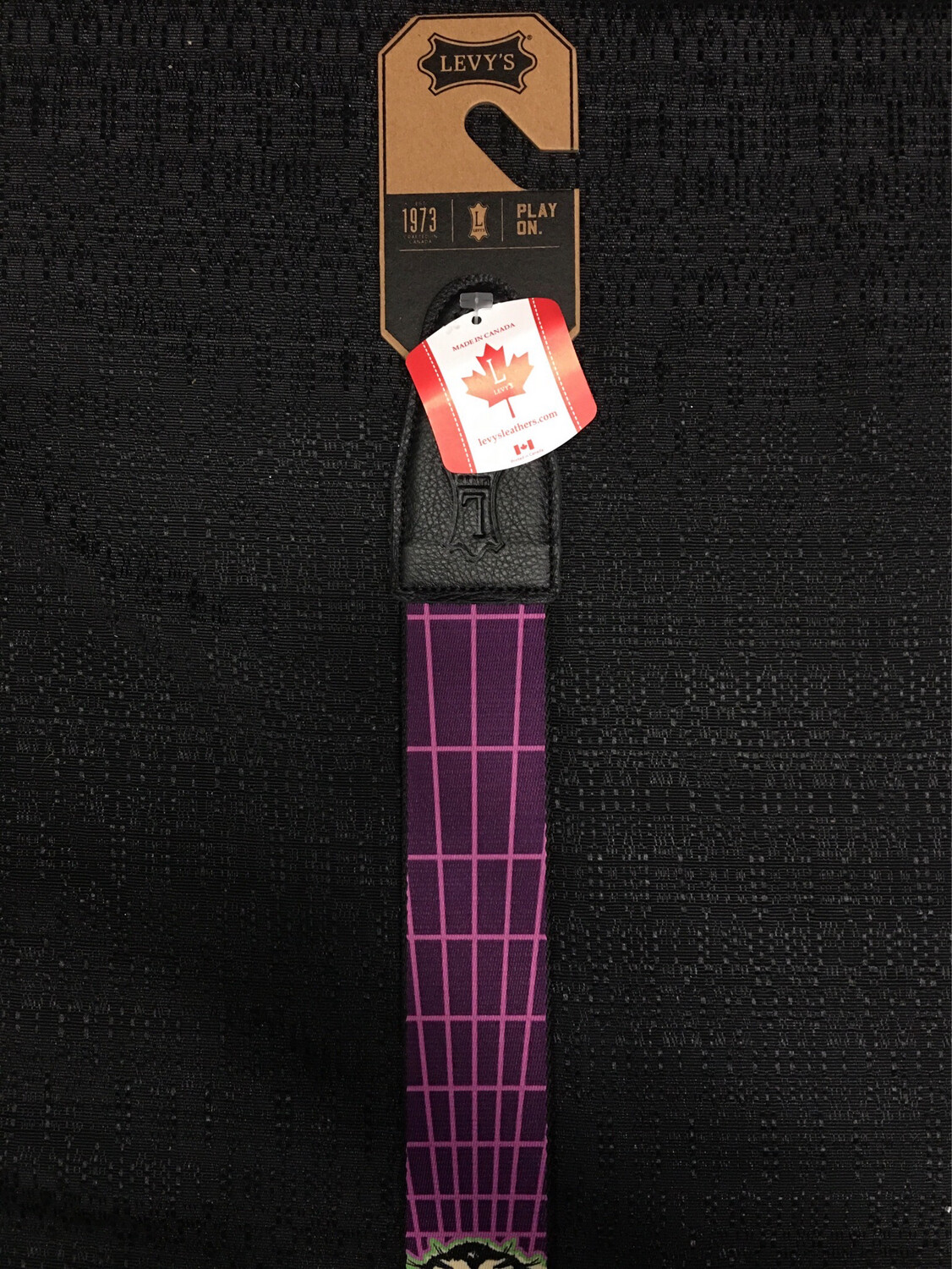 Levy’s 2” Cyber Cat Polyester Guitar Strap      MPD2-119