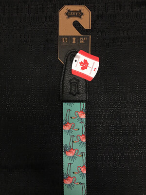 Levy’s 2” Flamingo Polyester Guitar Strap     MPD2-121