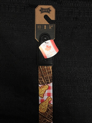 Levy’s 2” Chicken And Waffles Polyester Guitar Strap           MPD2-118