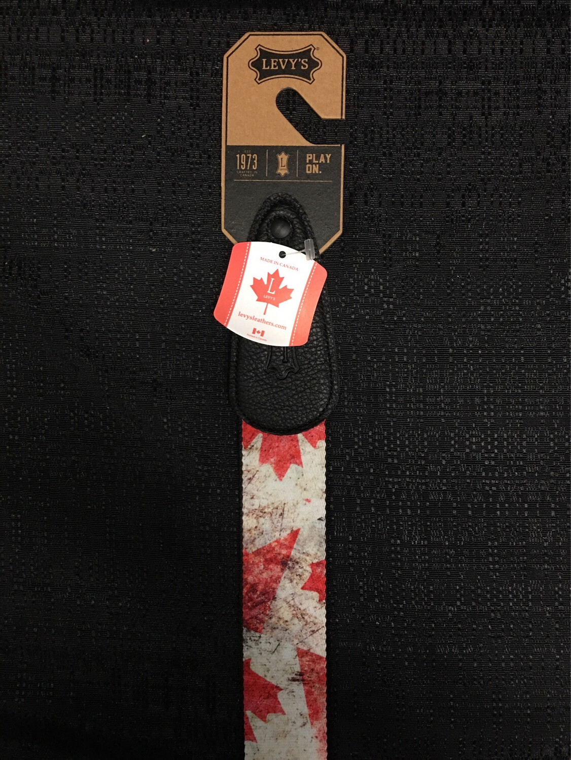 Levy’s 2” Canada Polyester Guitar Strap     MPD-CA