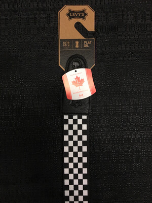 Levy’s 2” Checkers Polyester Guitar Strap      MP-28