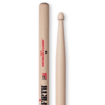 Vic Firth American Classic Wood Tip Drumstick 5B