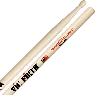 Vic Firth American Classic Metal Wood Tip Drumsticks CM