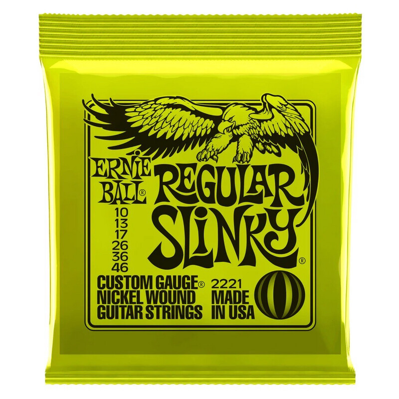 Ernie Ball Regular Slinky Electric Guitar Strings - 2221