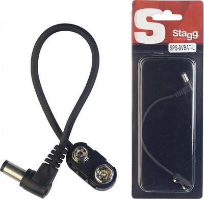 Stagg 15cm DC Power Cable 9V SPS-9VBAT